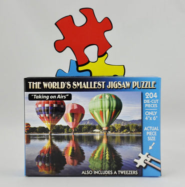 World's Smallest Jigsaw Puzzle-Taking on Airs