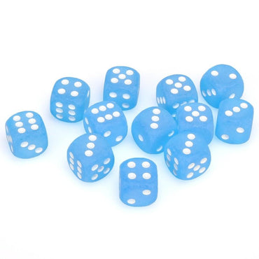 Frosted 16mm D6 Caribbean Blue (12) CHX27616