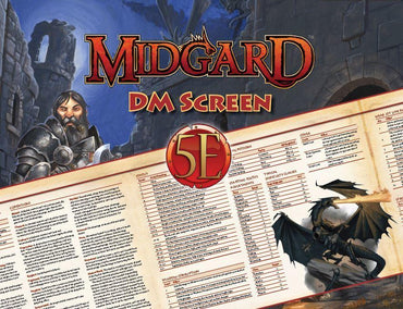 Dungeons and Dragons RPG: 5E: Midgard GM Screen