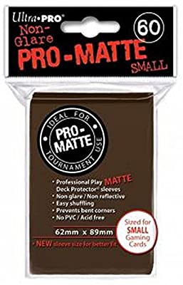 Pro-Matte Small Size Deck Protector: Brown