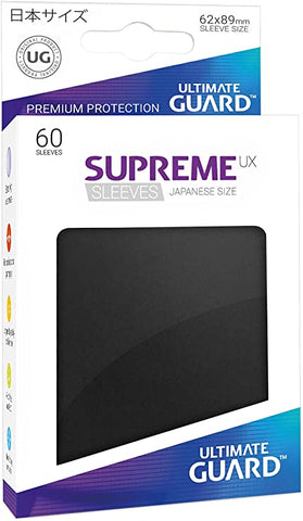 Supreme UX Japanese Size Card Sleeves - Matte Black (60)