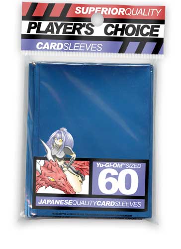 Player's Choice Small Sleeves Metallic Blue 60-Count