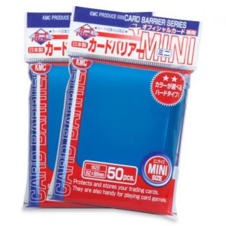 Mini Sleeves Metallic Blue (50)