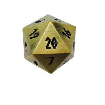 Bronze Dragon Scale Metal Countdown D20 25MM