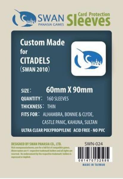 60mm x 90mm Swan Sleeves