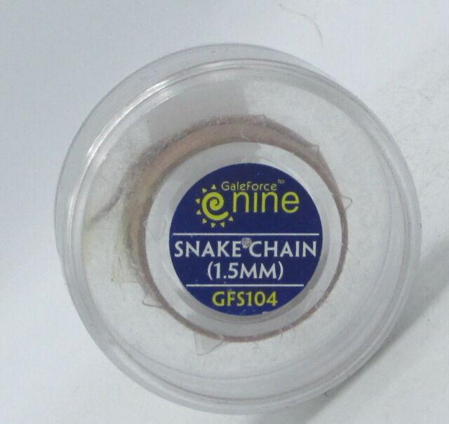 GF9: Hobby Round Snake Chain 1.5mm (1m)