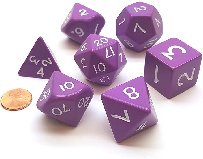 Jumbo Purple Dice