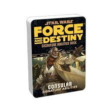 Star Wars: Force & Destiny RPG - Consular Signature Abilities Deck