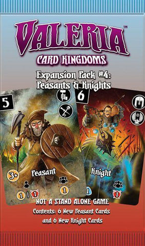 Valeria Card Kingdoms Expansion Pack #4 Peasants & Knights