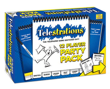 TELESTRATIONS 12 PLAYER - PARTY PACK
