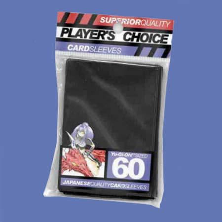 Player's Choice Sleeve Mini: Black 60-Count