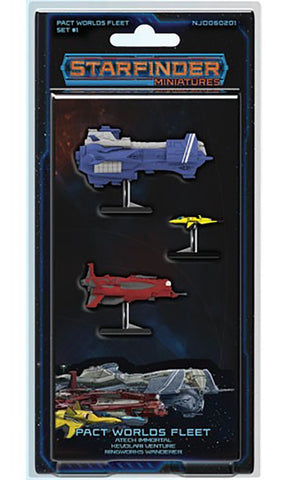 Starfinder Miniatures: Pact Worlds Fleet Set 1