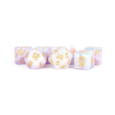 7 COUNT DICE POLY SET: LAVENDER