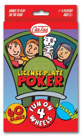 Car Tag License Plate Poker