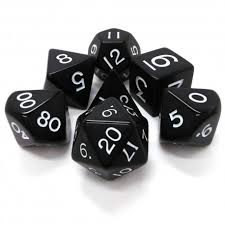 Glow  in the dark dice