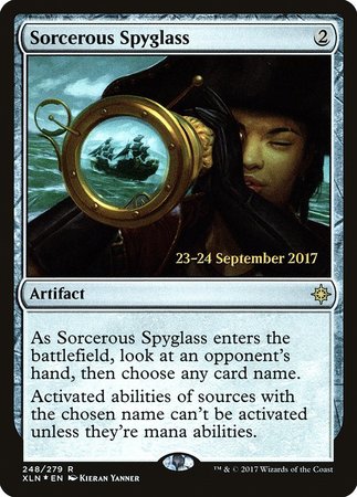 Sorcerous Spyglass [Ixalan Promos] | All About Games