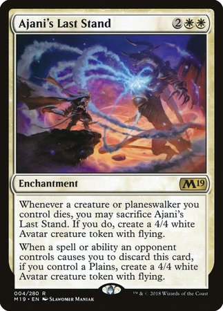 Ajani's Last Stand [Core Set 2019] | All About Games