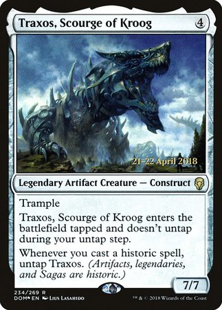 Traxos, Scourge of Kroog [Dominaria Promos] | All About Games