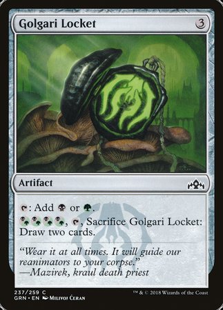 Golgari Locket [Guilds of Ravnica] | All About Games