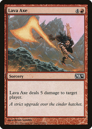 Lava Axe [Magic 2014] | All About Games