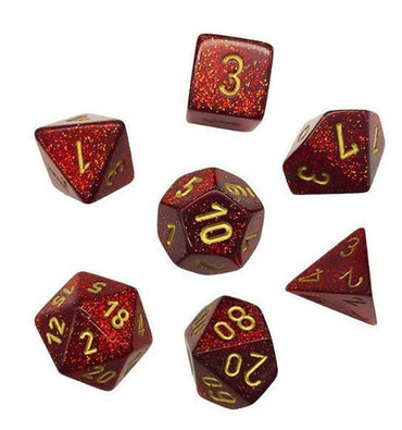7-setCube GLT Polyhedral Rubygd (7) CHX27504