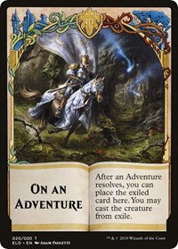 On An Adventure // Spirit Double-sided Token (Challenger 2020) [Unique and Miscellaneous Promos] | All About Games