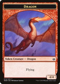 Dragon // Spirit Double-sided Token (Challenger 2020) [Unique and Miscellaneous Promos]