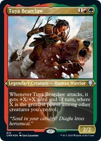 Tuya Bearclaw (Foil Etched) [Commander Legends]