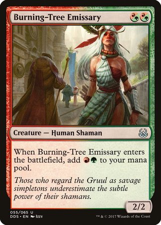 Burning-Tree Emissary [Duel Decks: Mind vs. Might] | All About Games