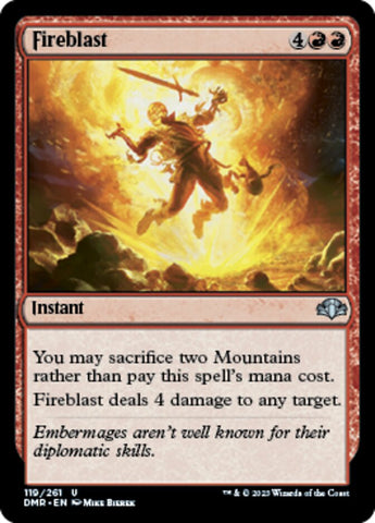 Fireblast [Dominaria Remastered]