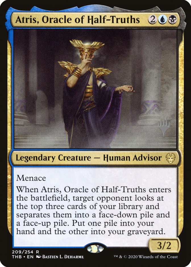 Atris, Oracle of Half-Truths (Promo Pack) [Theros Beyond Death Promos] | All About Games