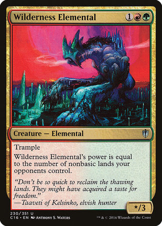 Wilderness Elemental [Commander 2016] | All About Games