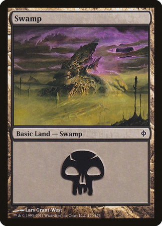 Swamp (170) [New Phyrexia] | All About Games