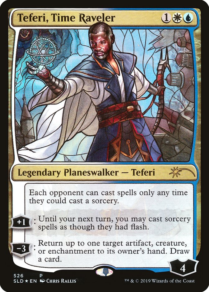 Teferi, Time Raveler (Stained Glass) [Secret Lair Drop Promos] | All About Games