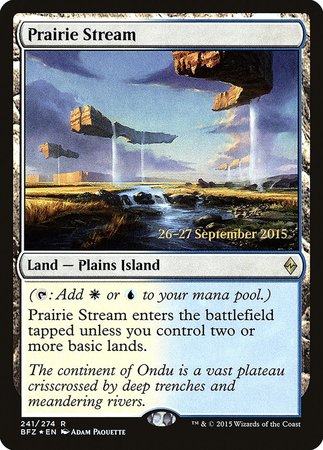 Prairie Stream [Battle for Zendikar Promos] | All About Games