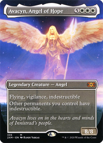 Avacyn, Angel of Hope (Borderless) [Double Masters]