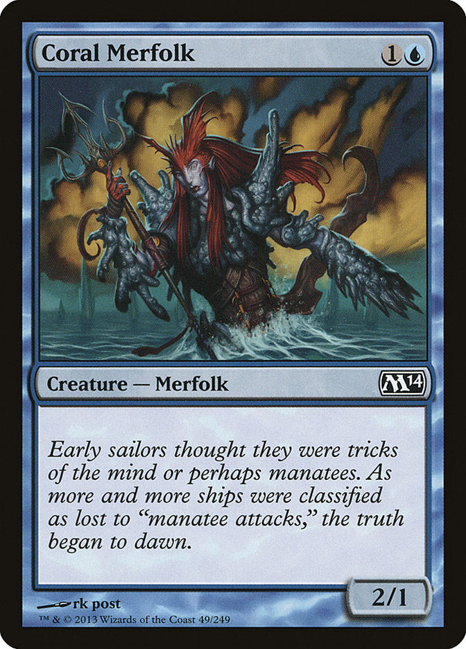 Coral Merfolk [Magic 2014] | All About Games