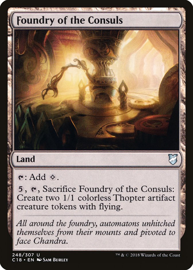 Foundry of the Consuls [Commander 2018] | All About Games