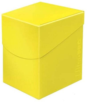 ULTRA PRO: ECLIPSE DECK BOX - LEMON YELLOW PRO 100+