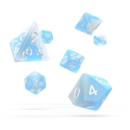 7-Die Set Glow-in-the-Dark: Arctic | All About Games