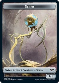 Servo // Soldier Double-sided Token [Double Masters Tokens] | All About Games
