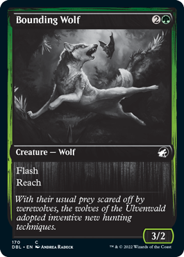Bounding Wolf [Innistrad: Double Feature] | All About Games