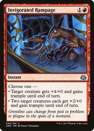 Invigorated Rampage [Aether Revolt] | All About Games