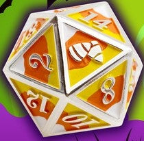 Candy Corn Metal D20