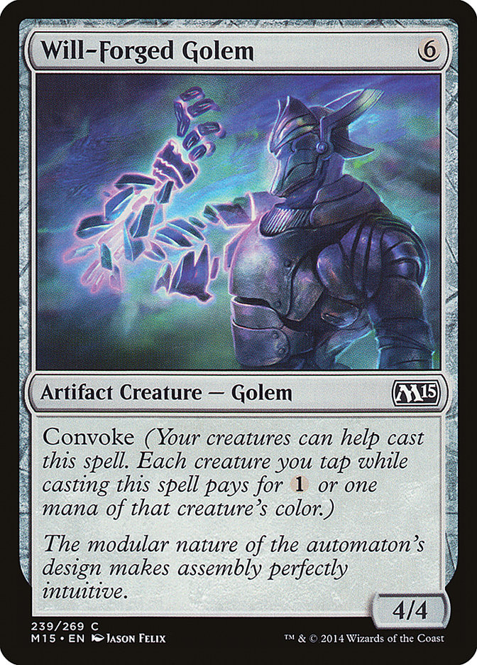 Will-Forged Golem [Magic 2015] | All About Games