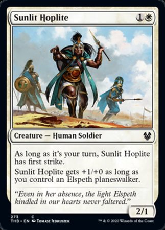 Sunlit Hoplite [Theros Beyond Death]