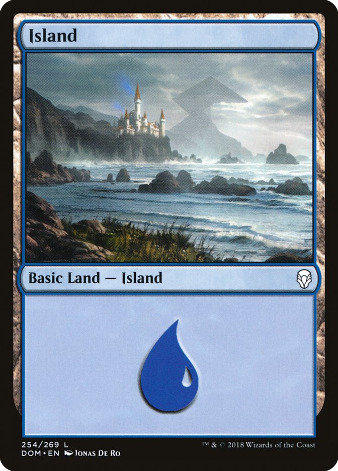 Island (254) [Dominaria] | All About Games