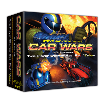 Car Wars Sixth Edition Two-Player Starter Set (Red/Yellow)