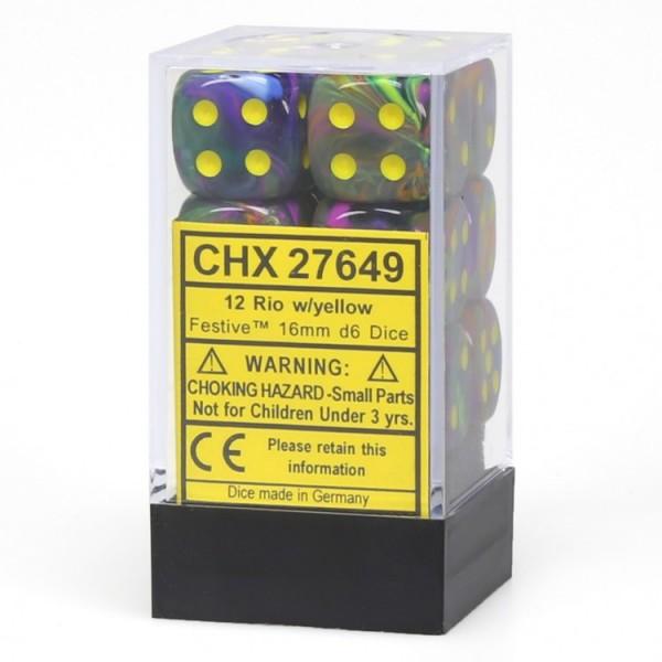 Dm8 16mm D6 Festive Rio/Yellow (12) CHX27649