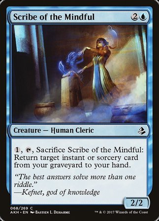 Scribe of the Mindful [Amonkhet] | All About Games